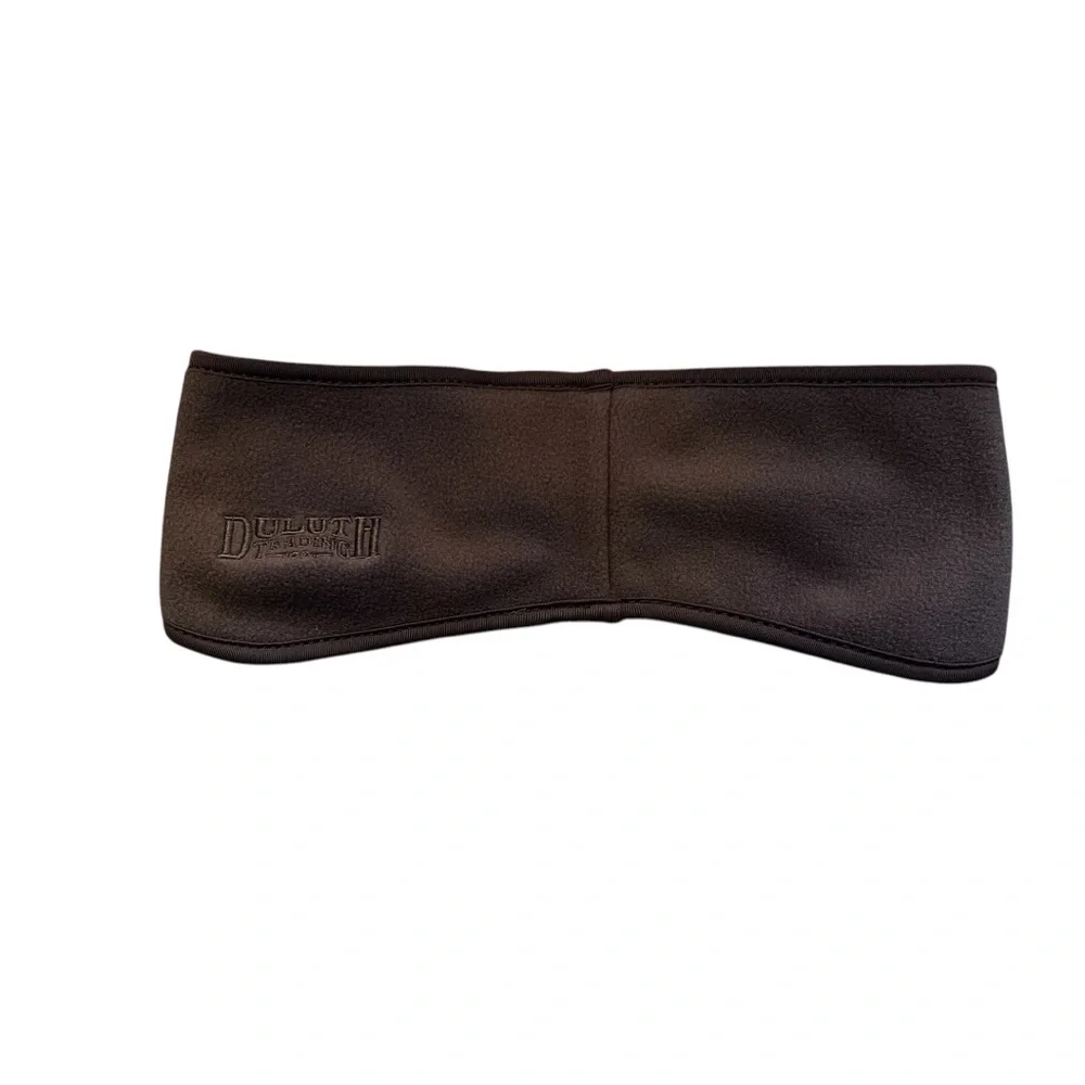 Duluth Trading Co. Brown Fleece Outdoor Earband Ear Head Band Warmer M/L